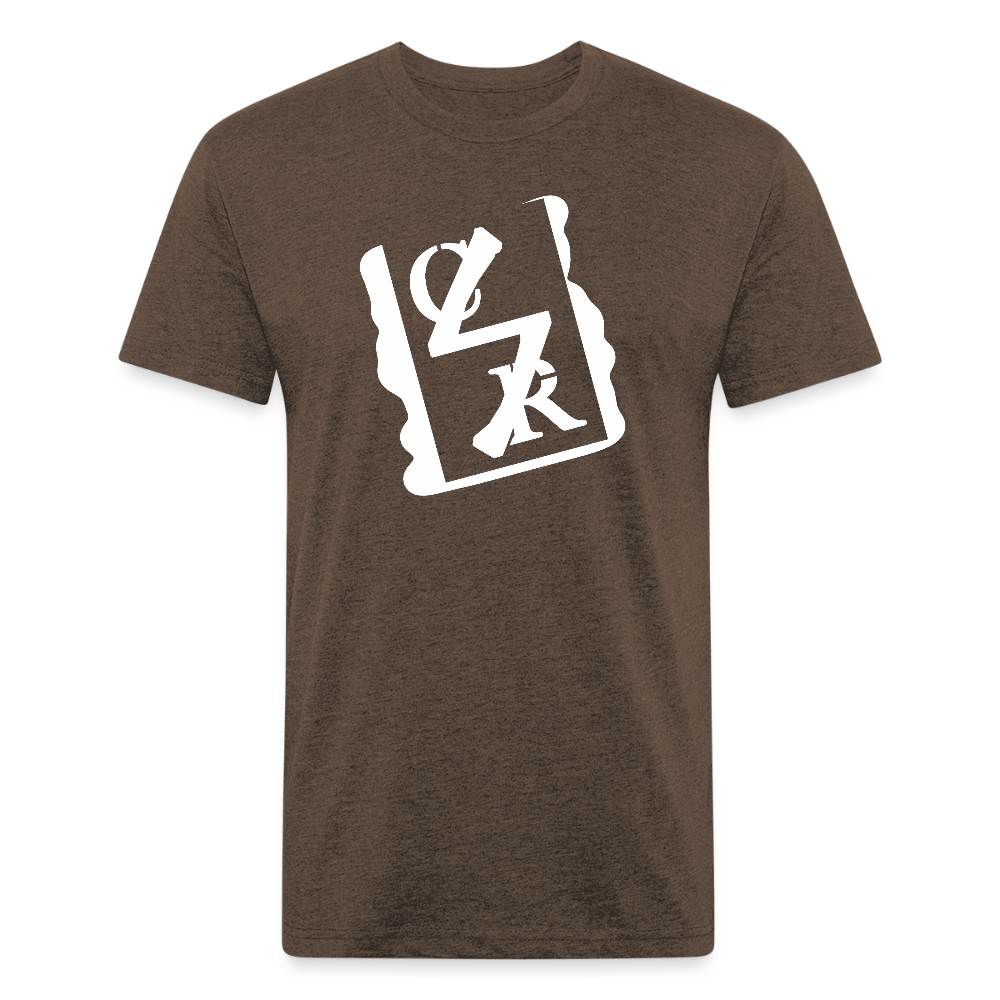 Logo Tee - heather espresso