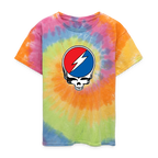 Grateful Skull Kids Tie Dye T-Shirt - rainbow