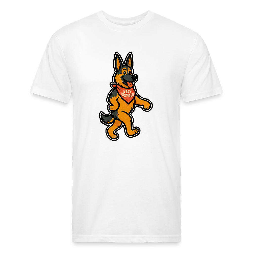 German Shepherd Tee - white