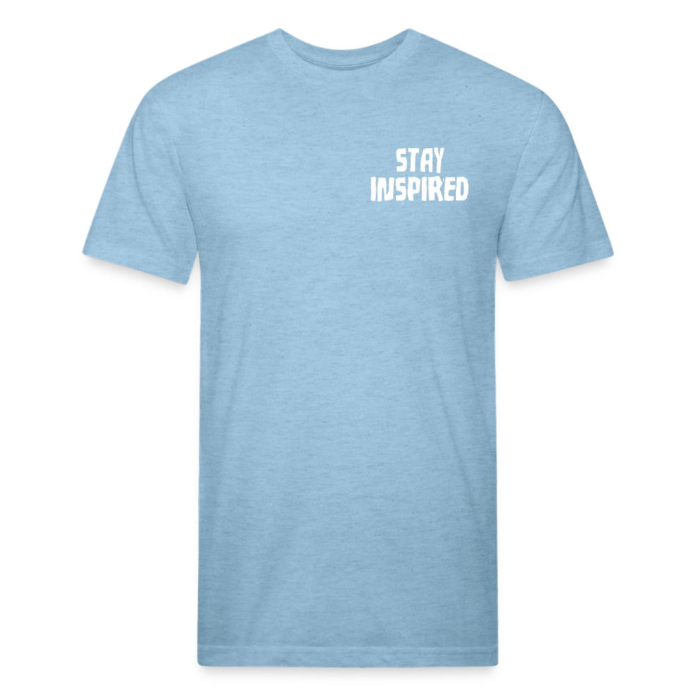 Skull & Rods Tee - heather blue