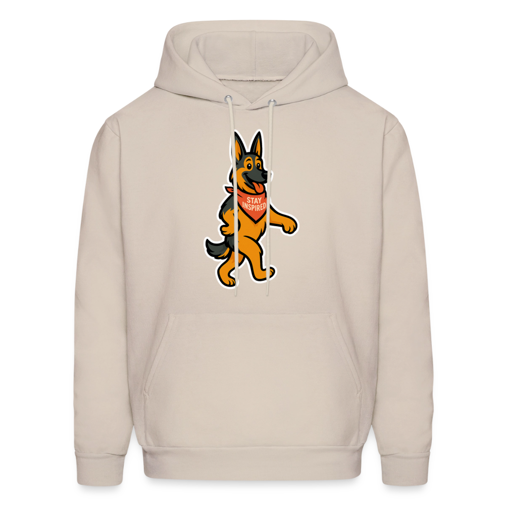 Dancing German Shepherd Hoodie - Sand