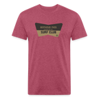 Berthoud Pass Surf Club (BPSC) Tee - heather burgundy