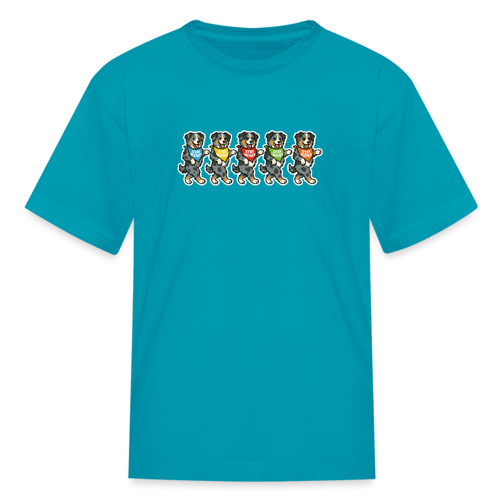 Dancing Aussies Kids' T-Shirt - turquoise