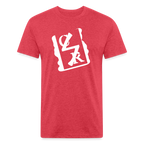 Logo Tee - heather red