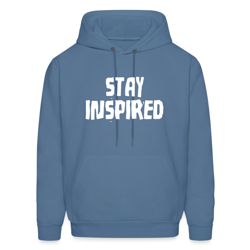 Stay Inspired Hoodie - denim blue