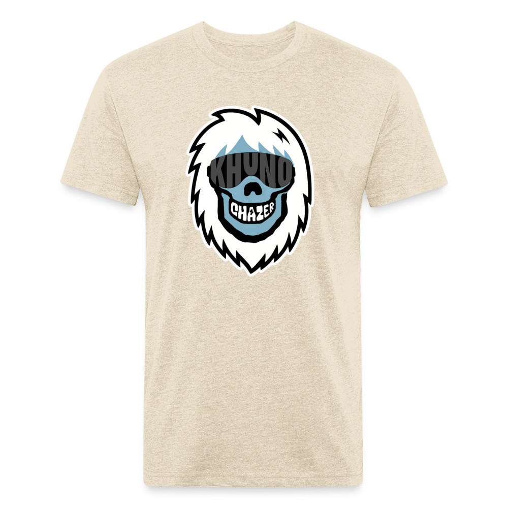 Chazer X Khuno: Skeleton Yeti Tee - heather cream