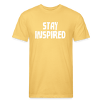Stay Inspired Tee - pastel yellow