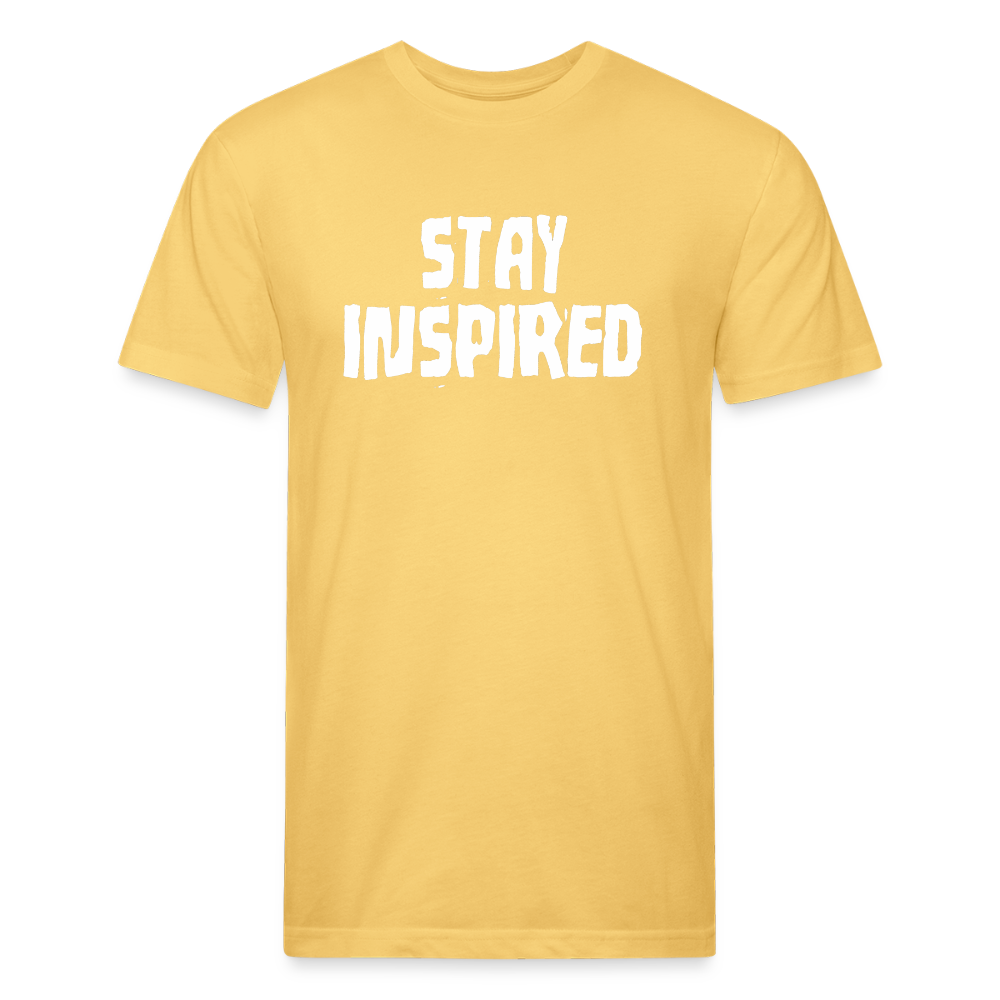 Stay Inspired Tee - pastel yellow