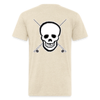 Skull & Rods Tee - heather cream