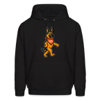 Dancing German Shepherd Hoodie - black