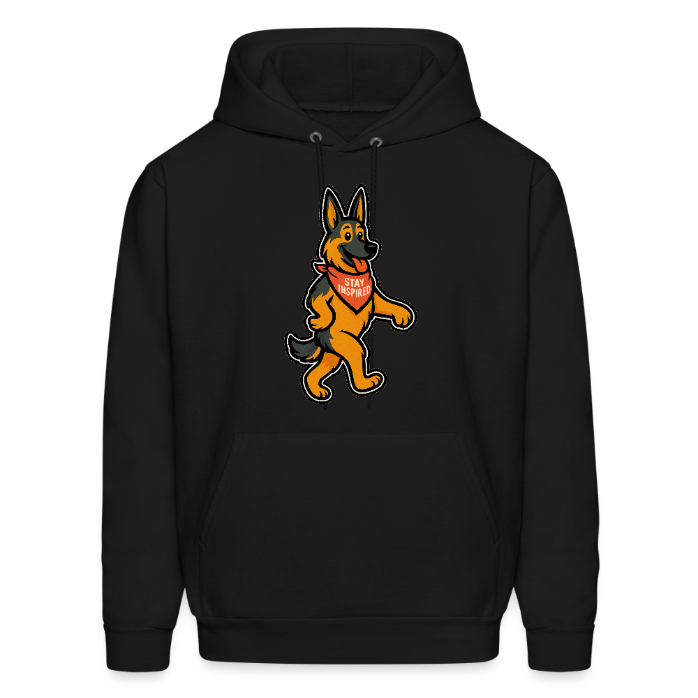 Dancing German Shepherd Hoodie - black