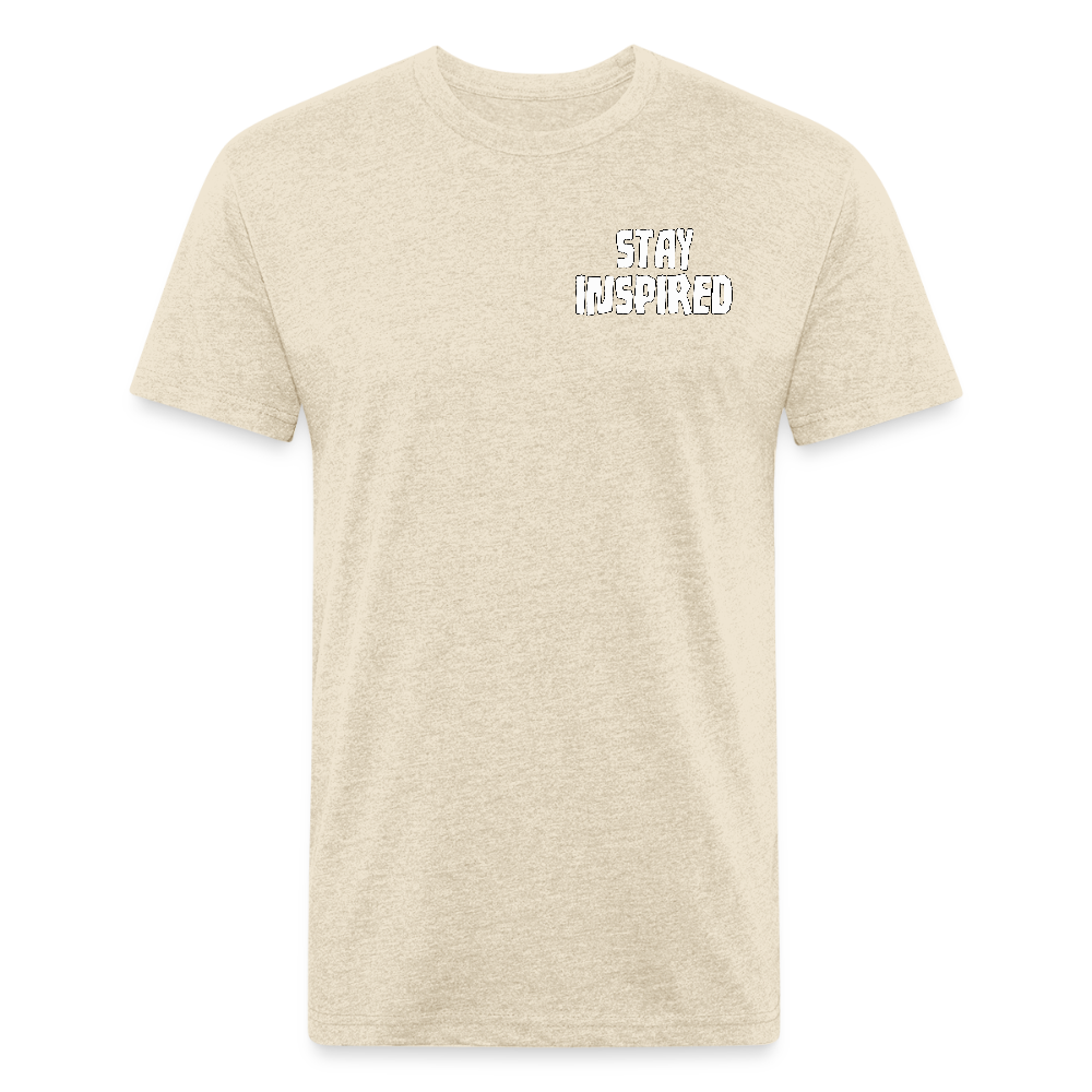 Skull & Snowboards Tee - heather cream