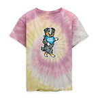 Dancing Aussie Kids Tie Dye T-Shirt - Desert Rose