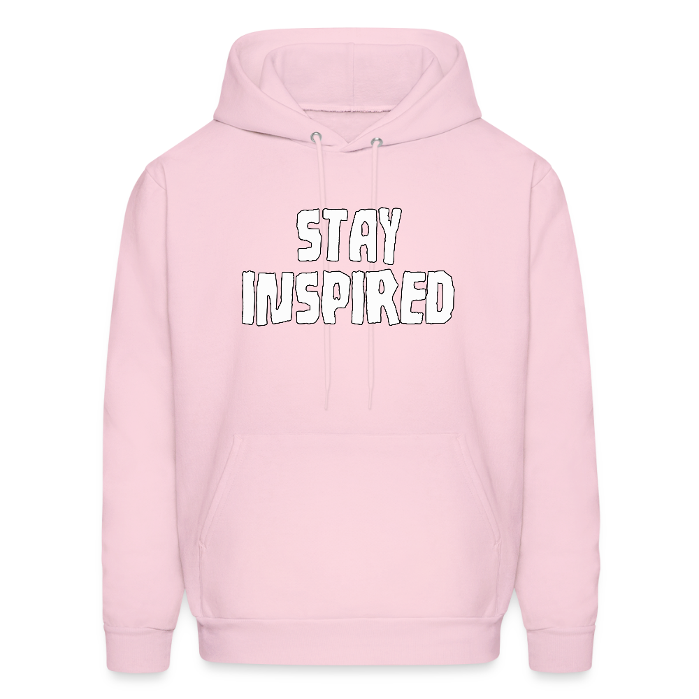 Stay Inspired Hoodie - pale pink