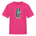Dancing Aussie Kids T-Shirt - fuchsia