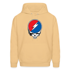 Grateful Skull Hoodie - light gold 