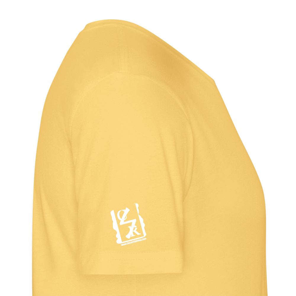 Grateful Skull Tee - pastel yellow