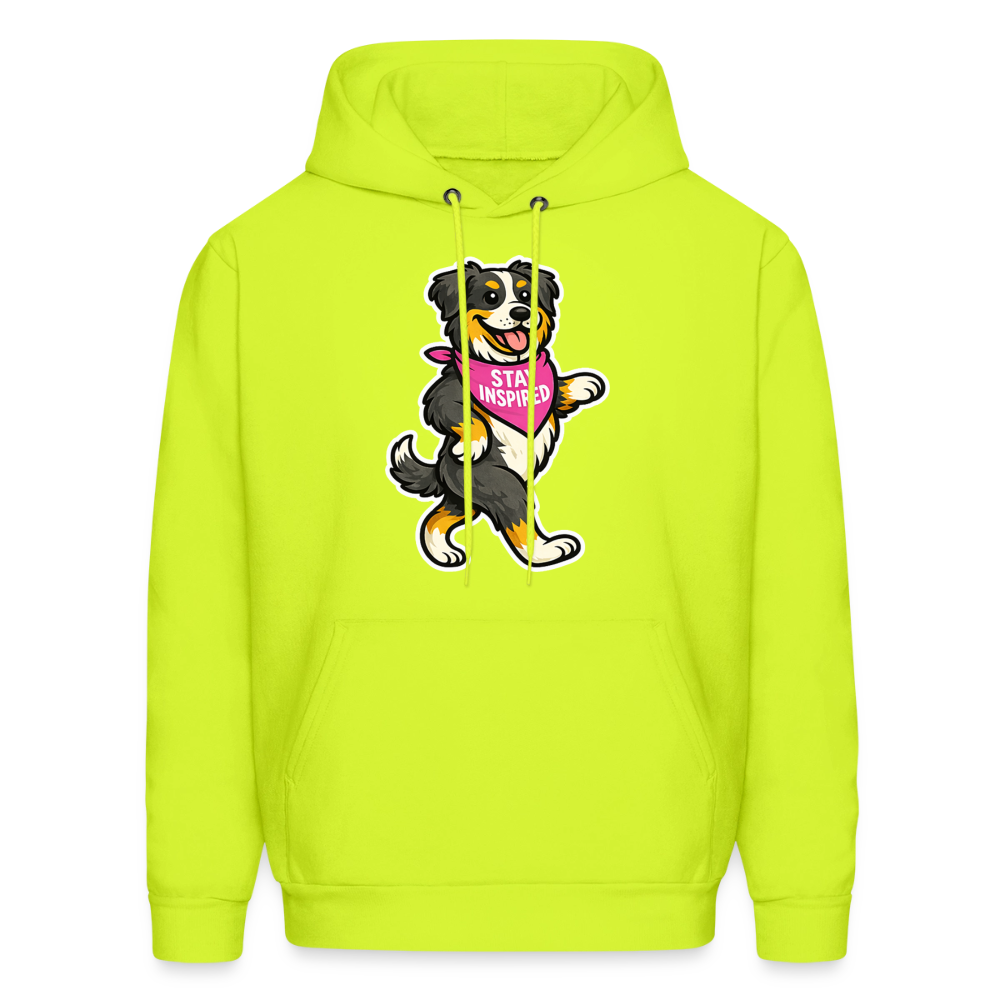 Dancing Berner Hoodie - safety green