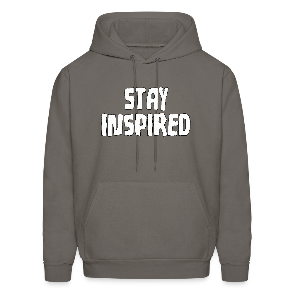 Stay Inspired Hoodie - asphalt gray