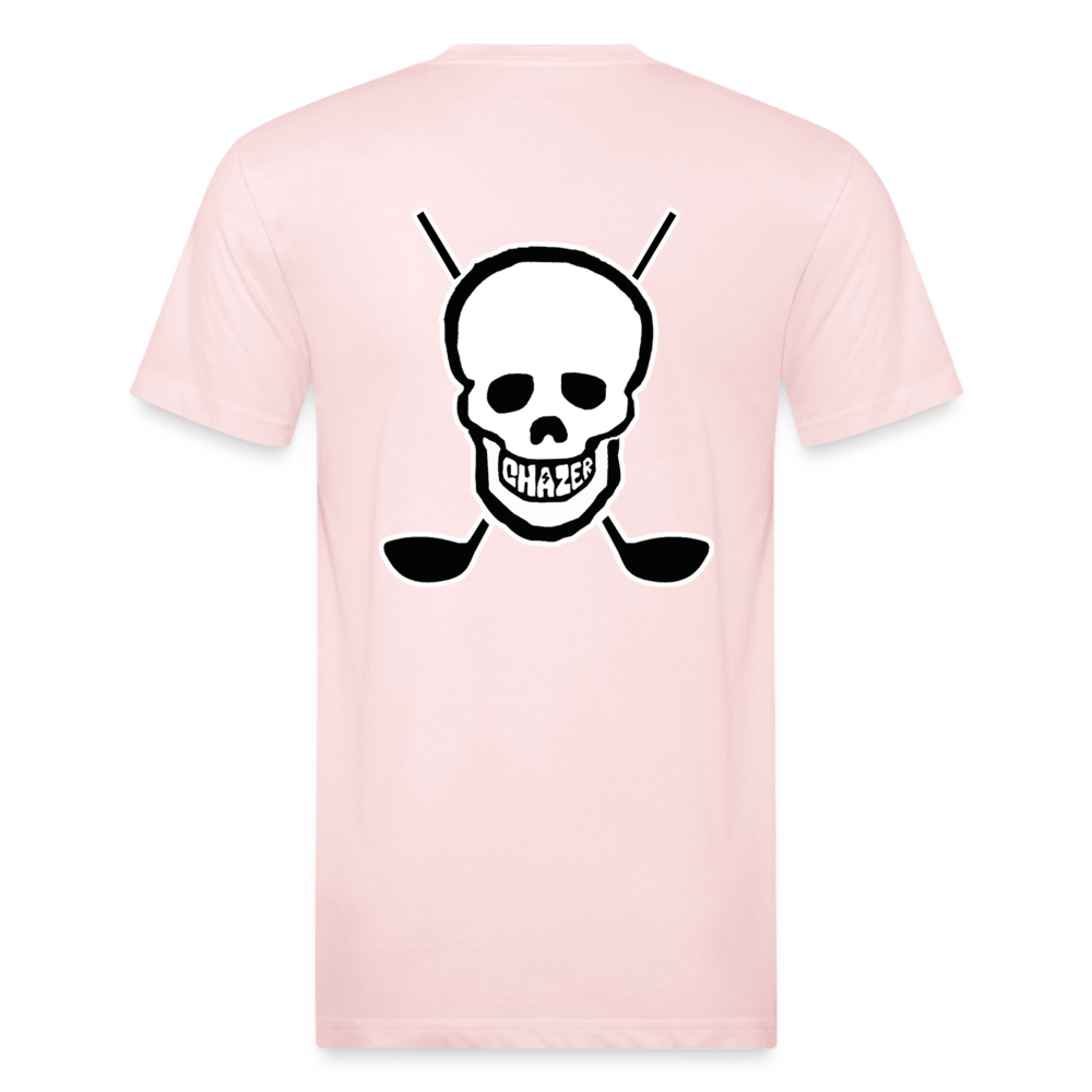 Skull & Golf Clubs Tee - blush pink 