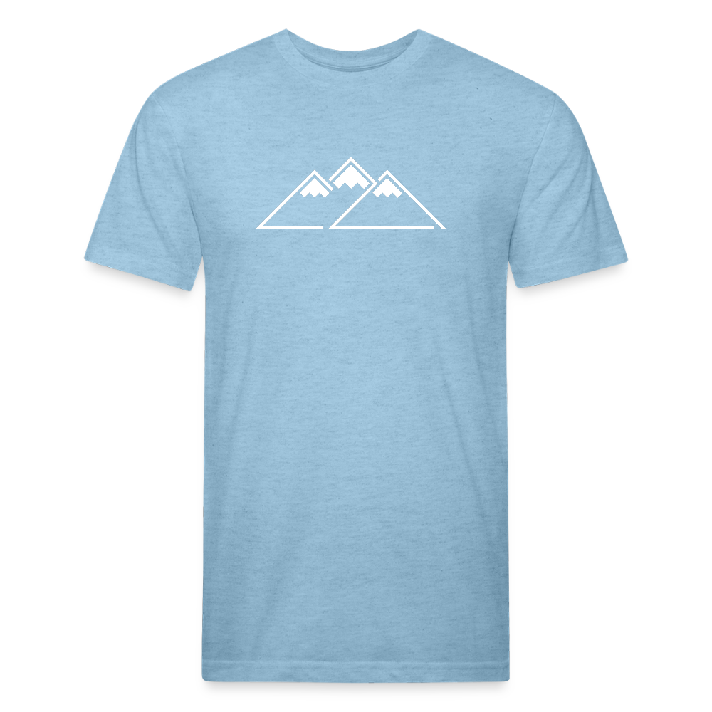 Peaks Tee - heather blue