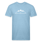Peaks Tee - heather blue