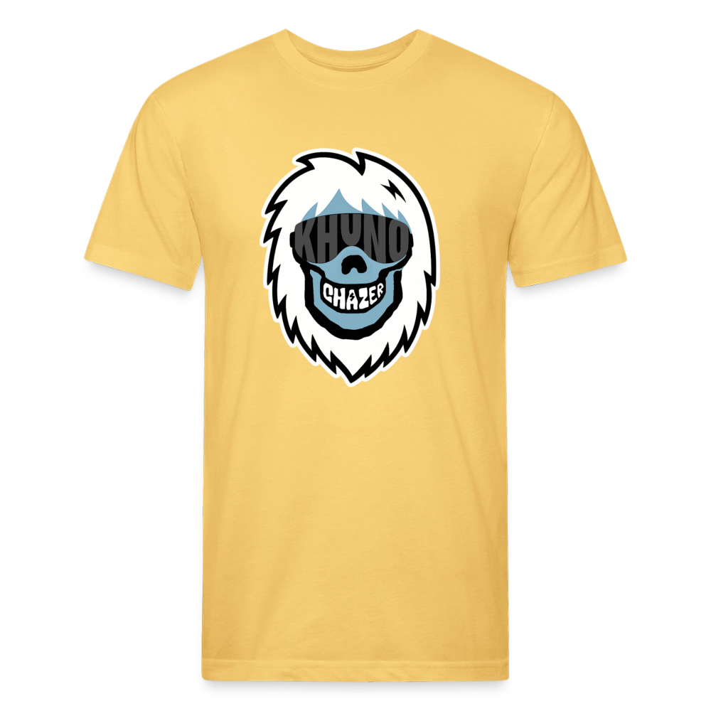 Chazer X Khuno: Skeleton Yeti Tee - pastel yellow
