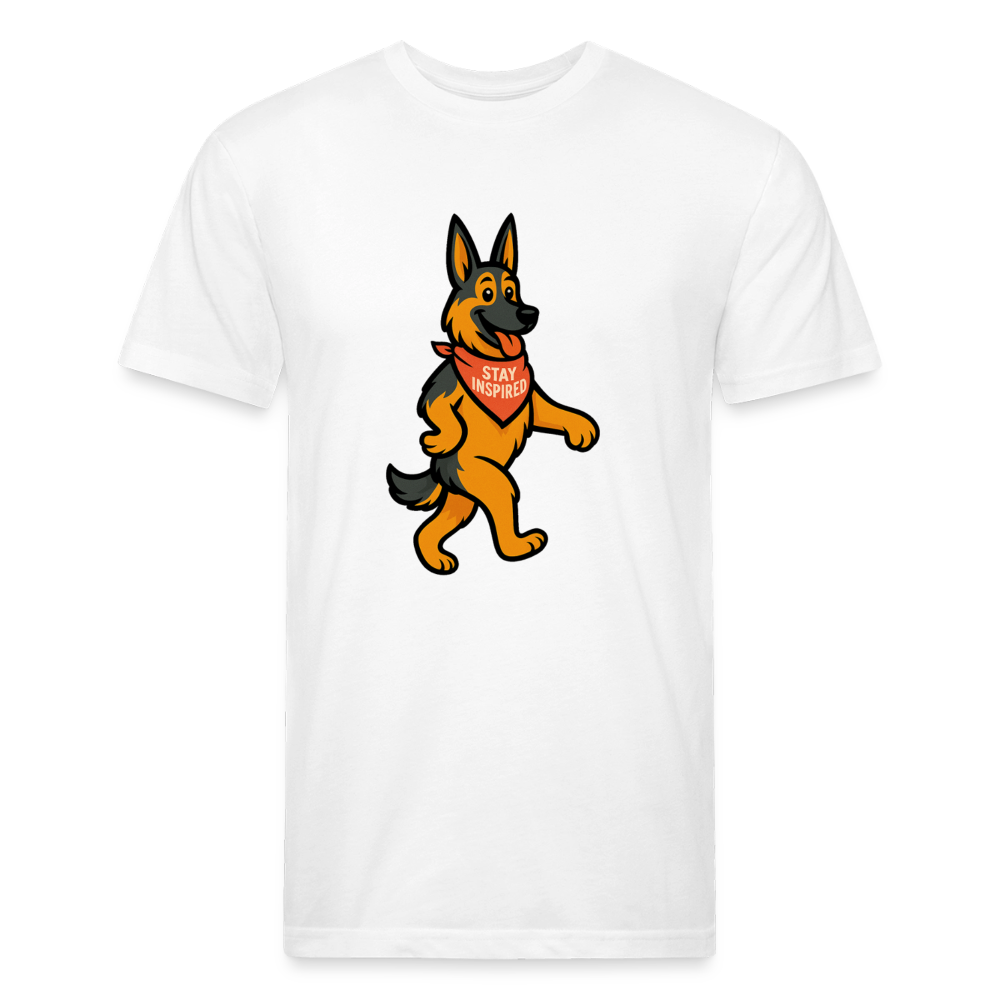 German Shepherd Tee - white