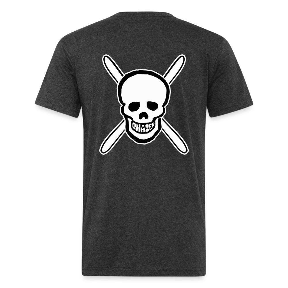 Skull & Skis Tee - heather black