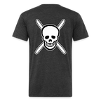Skull & Skis Tee - heather black