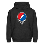 Grateful Skull Hoodie - charcoal grey