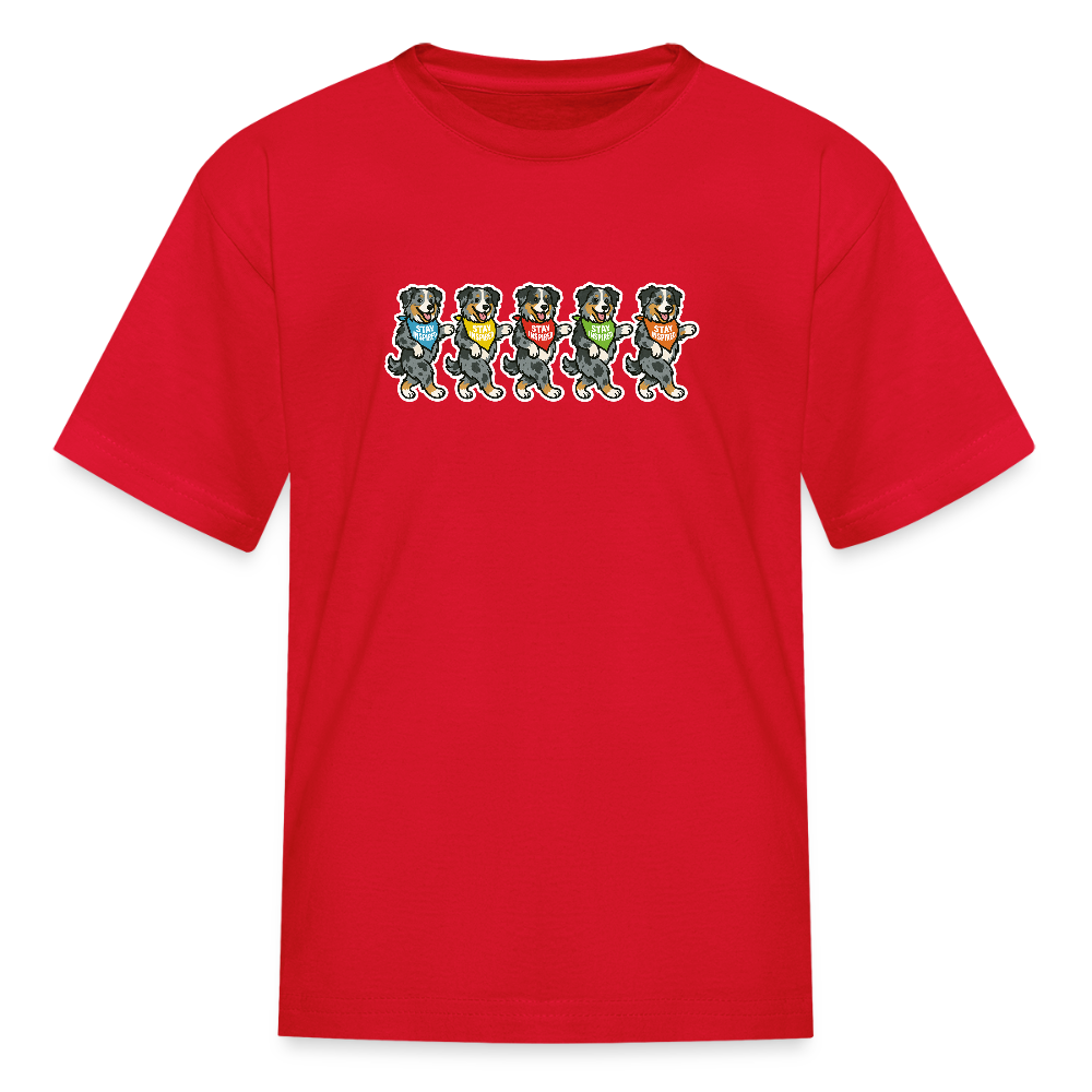 Dancing Aussies Kids' T-Shirt - red
