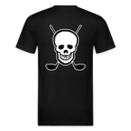 Skull & Golf Clubs Tee - black