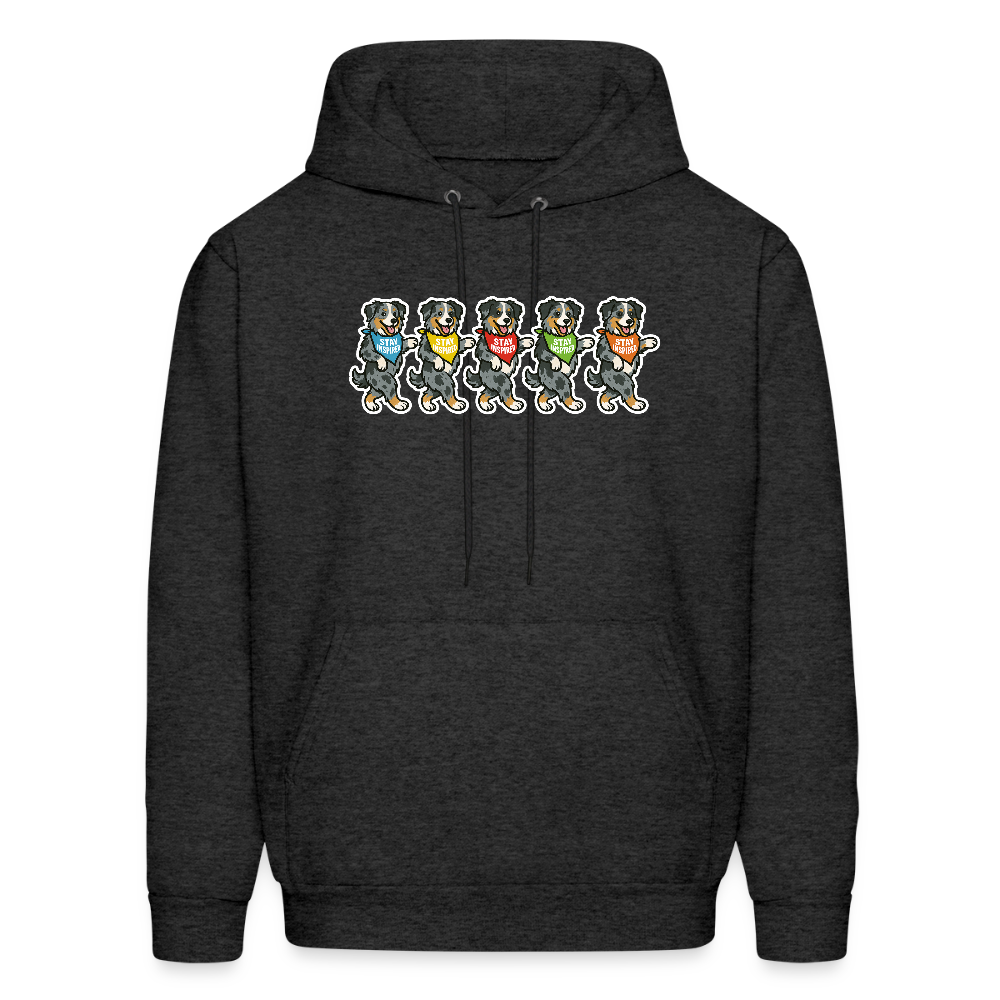 Dancing Aussies Hoodie - charcoal grey
