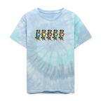 Dancing Aussies Kid's Tie Dye T-Shirt - blue lagoon