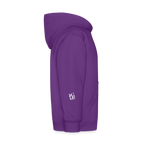 Dancing German Shepherd Kids Hoodie - purple