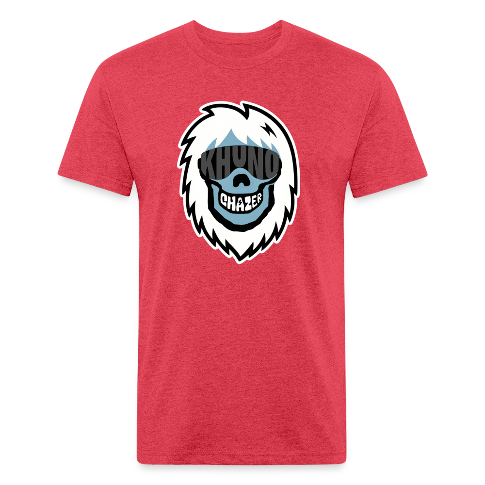 Chazer X Khuno: Skeleton Yeti Tee - heather red