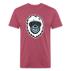 Chazer X Khuno: Skeleton Yeti Tee - heather burgundy