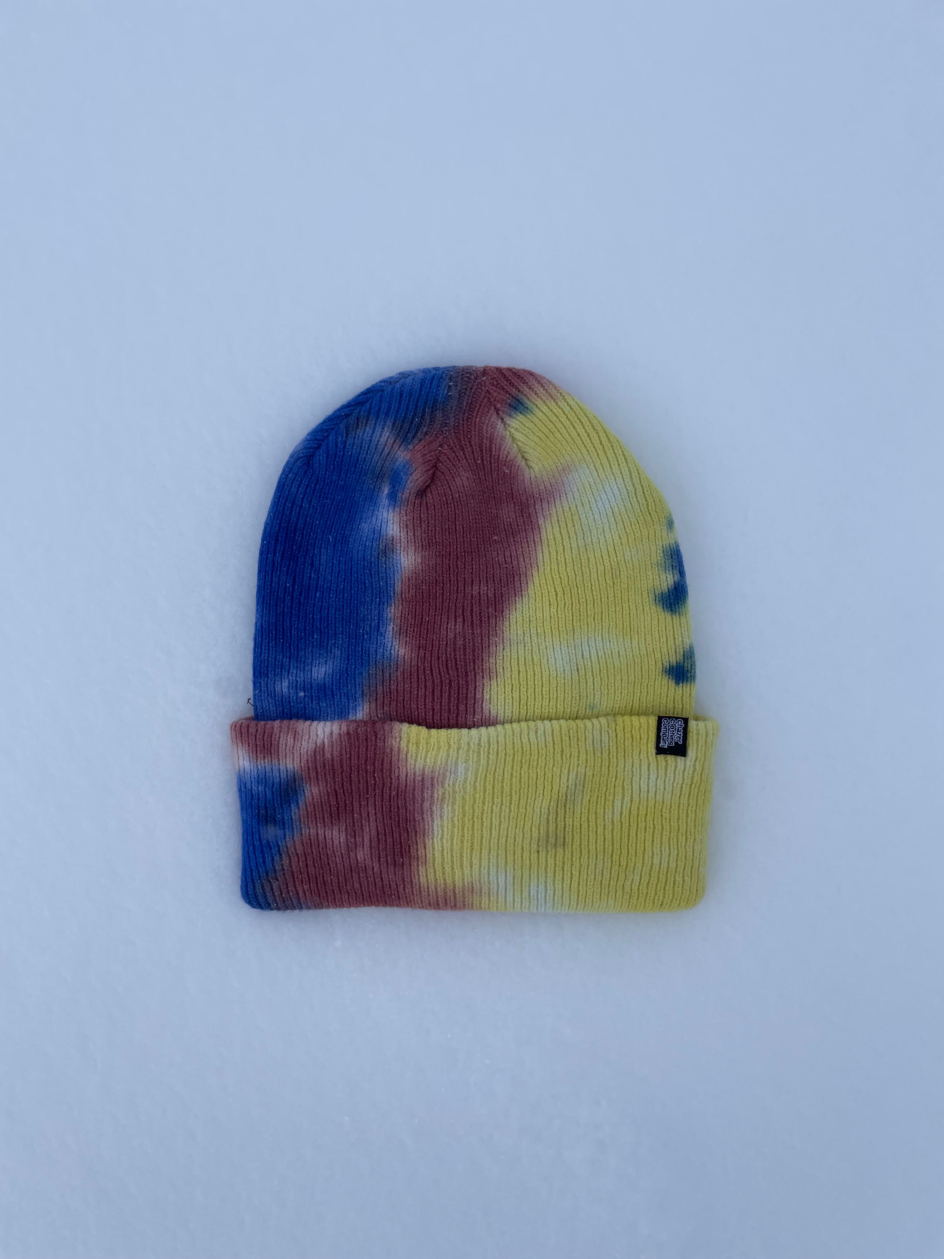 Cuff Beanie (Dark Tie Dye)