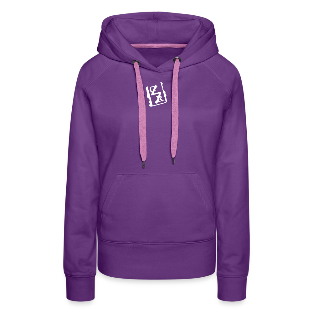 Women’s Logo Hoodie (small white tag) - purple