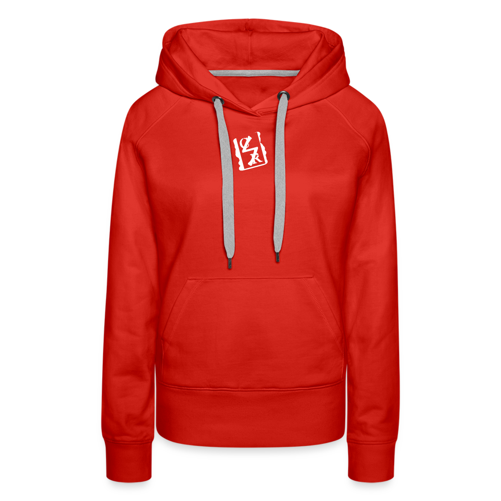 Women’s Logo Hoodie (small white tag) - red