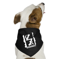 Logo Dog Bandana (Black) - black